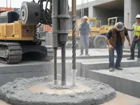 best concrete core drilling machine in use on slab